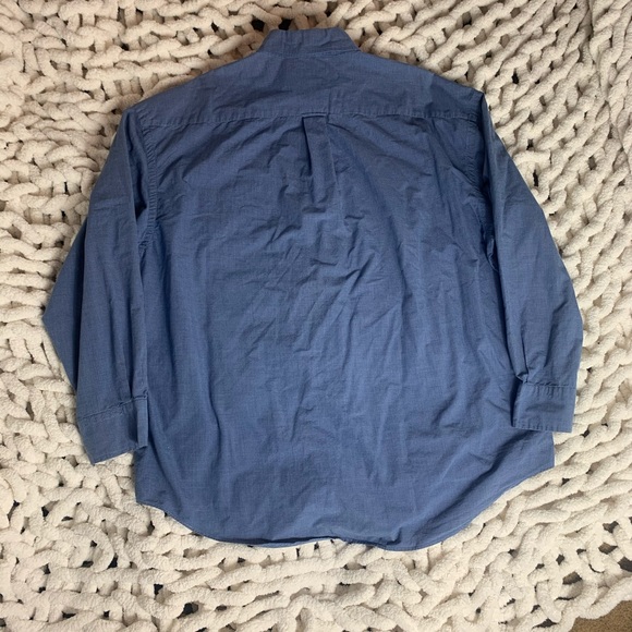Nautica Blue Long Sleeve XXL Button Down Shirt - Picture 10 of 11